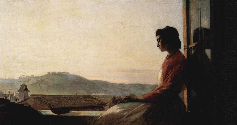 Pavel Chistyakov Giovannina, auf dem Fensterbrett sitzend china oil painting image